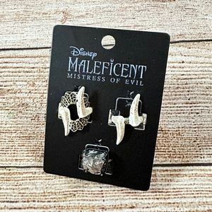 DISNEY Maleficent NWT Mistress Of Evil Ring Trio